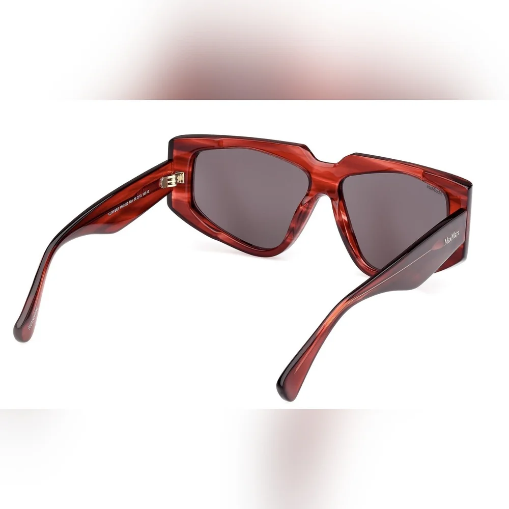 NWT Max Mara MM0125 GLIMPSE6 Sunglasses W/ Carry Case And Dust Cloth
